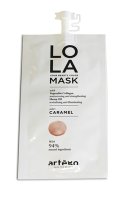 01-039050 LOLA COLOUR MASK ONESHOT CARAMEL 20ML